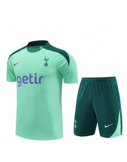 Tottenham Hotspur Adult Short Sleeve Training Suit Light Green