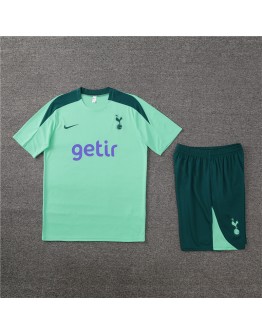 Tottenham Hotspur Adult Short Sleeve Training Suit Light Green