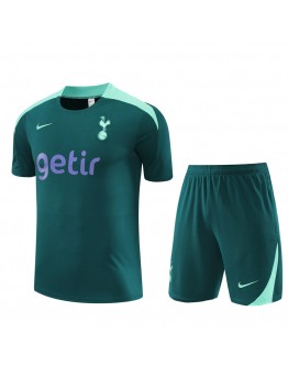 Tottenham Hotspur Adult Short Sleeve Training Suit Dark Green