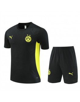 Dortmund Adult Short Sleeve Training Suit Black