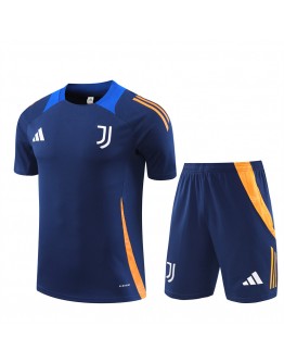  Juventus Adult Short Sleeve Training Suit Dark Blue