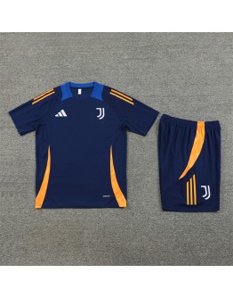  Juventus Adult Short Sleeve Training Suit Dark Blue