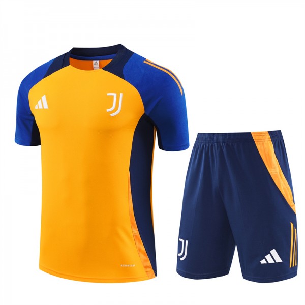 Juventus  Adult Short Sleeve Training Suit Orange