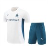 Marseille  Adult Short Sleeve Training Suit Light White