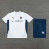 Marseille  Adult Short Sleeve Training Suit Light White