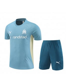 Marseille  Adult Short Sleeve Training Suit Blue