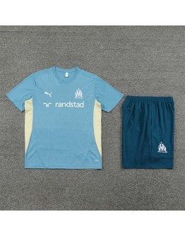 Marseille  Adult Short Sleeve Training Suit Blue