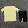 Paris Adult Short Sleeve Training Suit Yellow