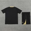 Paris Adult Short Sleeve Training Suit Gold-Black