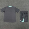 Paris Adult Short Sleeve Training Suit Light Grey