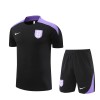 England Adult Short Sleeve Training Suit Black