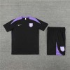 England Adult Short Sleeve Training Suit Black