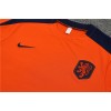 Netherlands Adult Short Sleeve Training Suit Orange