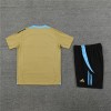 Argentina Adult Short Sleeve Training Suit Gold