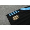 Argentina Adult Short Sleeve Training Suit Gold