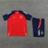 Spain Adult Short Sleeve Training Suit Red