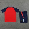 Spain Adult Short Sleeve Training Suit Red