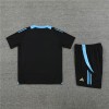 Argentina Adult Short Sleeve Training Suit Black