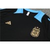 Argentina Adult Short Sleeve Training Suit Black