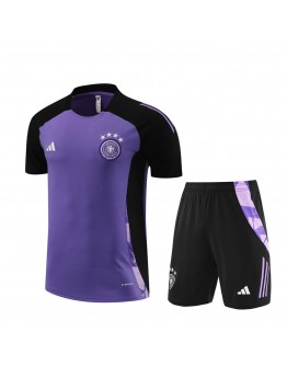 Germany  Adult Short Sleeve Training Suit Purple