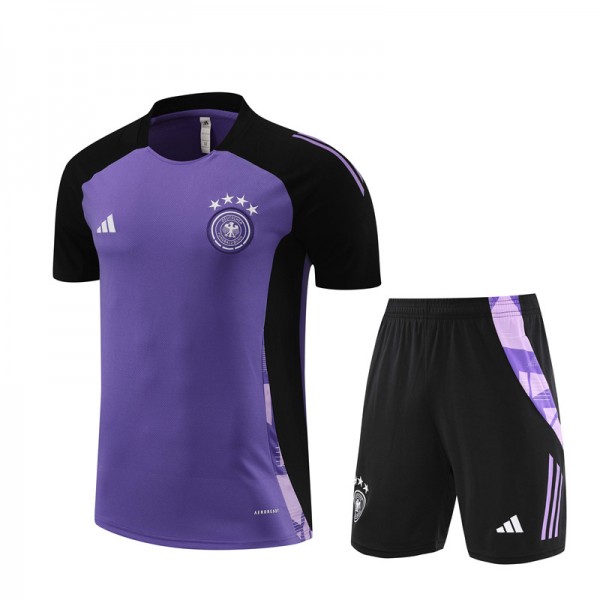 Germany  Adult Short Sleeve Training Suit Purple