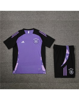 Germany  Adult Short Sleeve Training Suit Purple