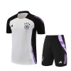 Germany Adult Short Sleeve Training Suit White