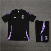 Germany Adult Short Sleeve Training Suit Black