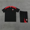 Portugal Adult Short Sleeve Training Suit Black