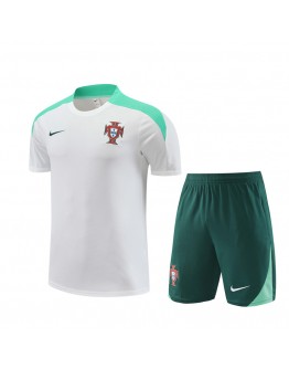 Portugal Madrid Adult Short Sleeve Training Suit White