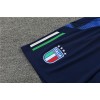 Italy Adult Short Sleeve Training Suit Blue