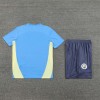 Manchester City Adult Short Sleeve Training Suit Blue