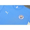 Manchester City Adult Short Sleeve Training Suit Blue