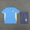 Manchester City Adult Short Sleeve Training Suit Blue