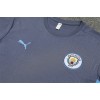 Manchester City  Adult Short Sleeve Training Suit Light Grey