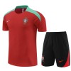 Portugal Adult Short Sleeve Training Suit Red