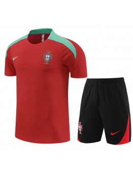 Portugal Adult Short Sleeve Training Suit Red