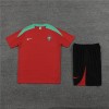 Portugal Adult Short Sleeve Training Suit Red