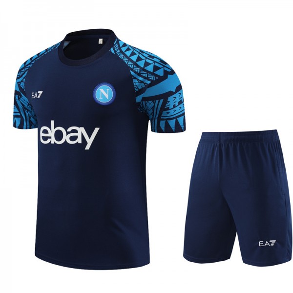 Naples Adult Short Sleeve Training Suit Blue