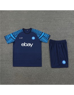 Naples Adult Short Sleeve Training Suit Blue