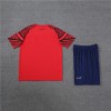 Naples Adult Short Sleeve Training Suit Red