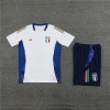 Italy Adult Short Sleeve Training Suit White